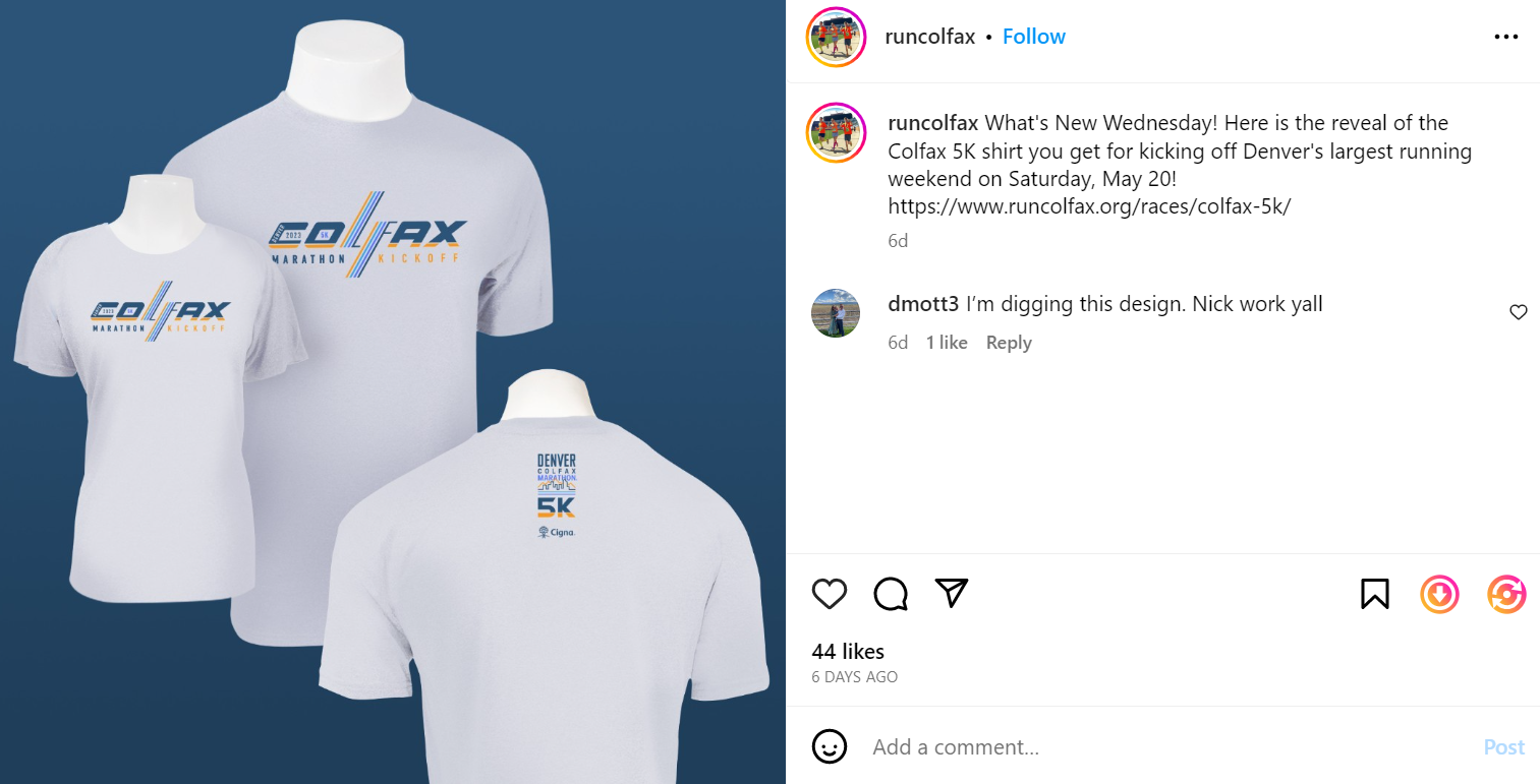 Colfax marathon 5K Ts 2023 