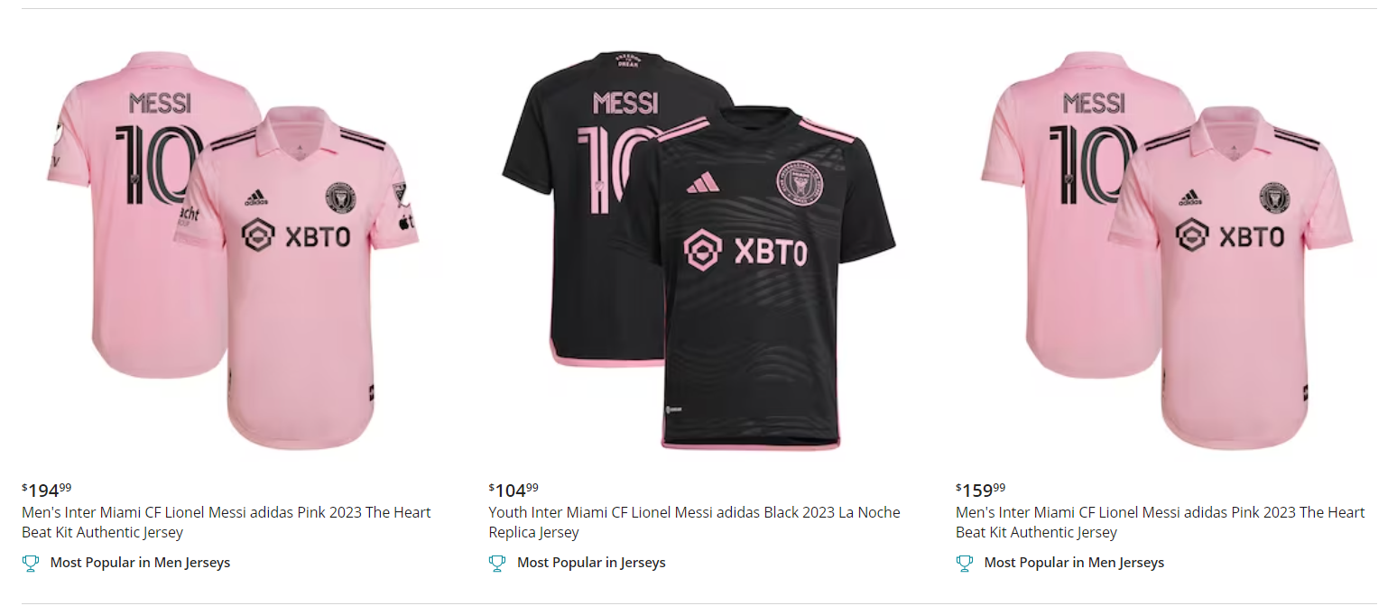 Messi Fanatics jerseys
