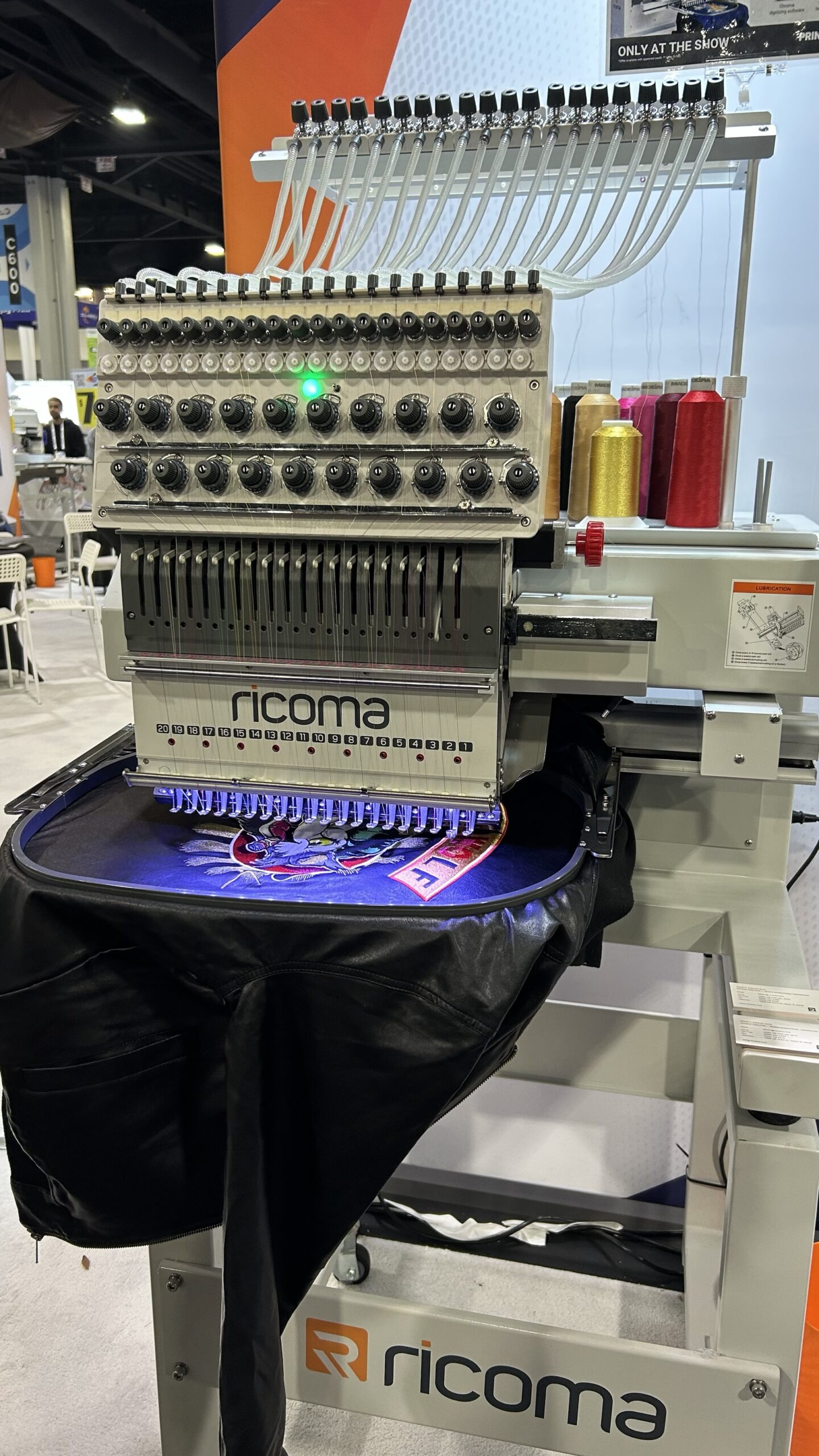 Expo Ricoma embroidery