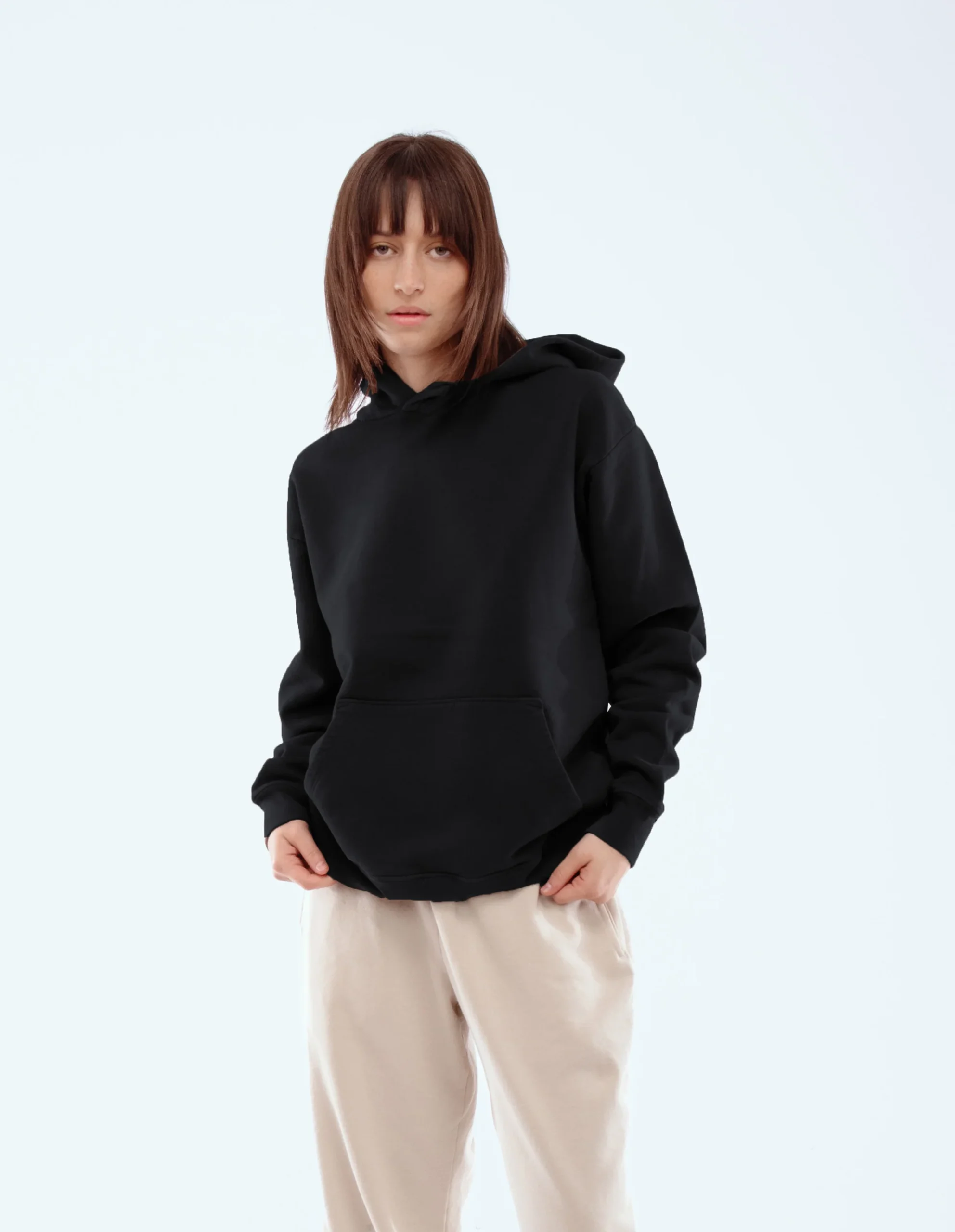 Black US Standard Apparel hoodie