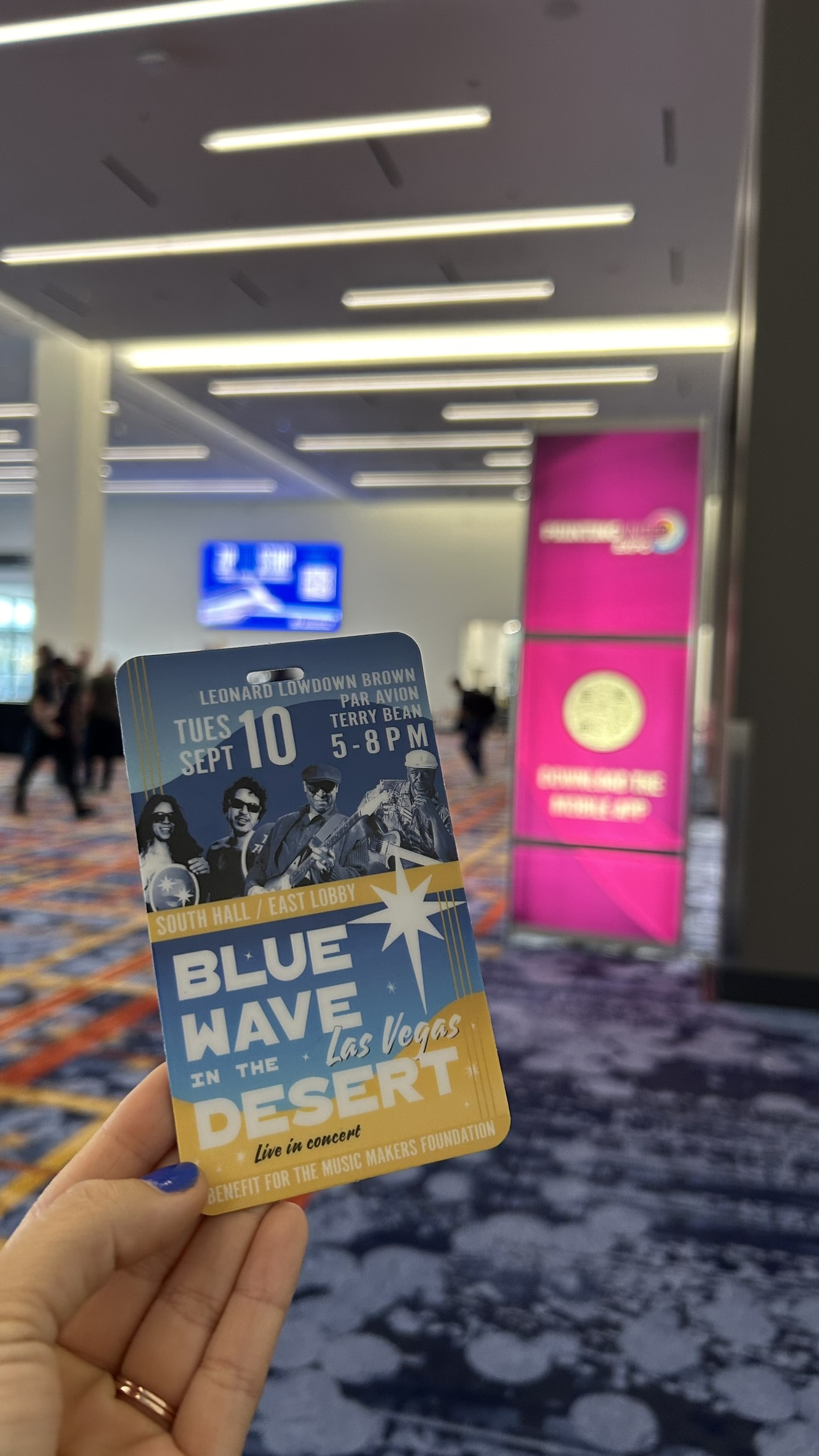 Blue Wave in the Desert concert invite