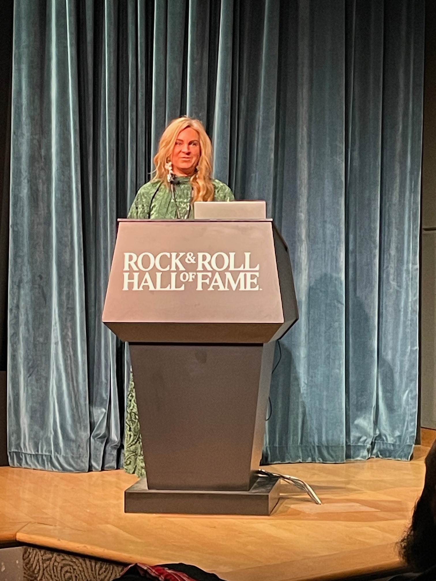 Brittany David on stage