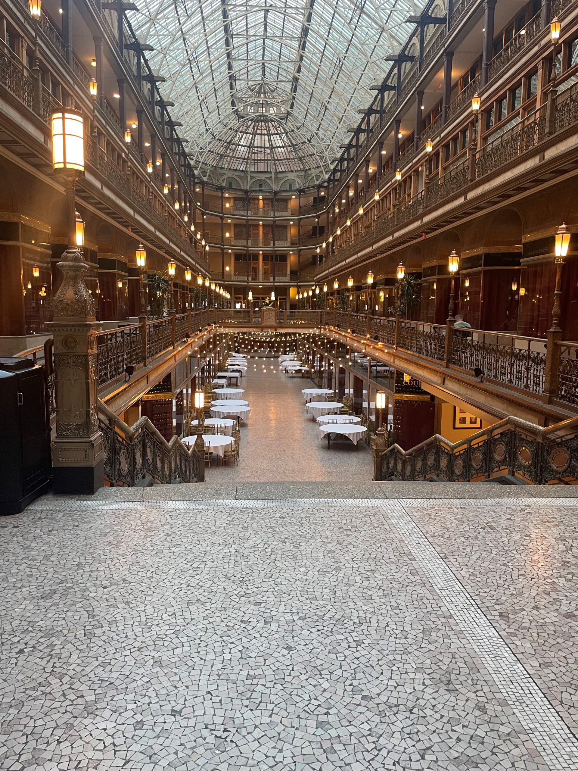 Main room at Hyatt Regency in Cleveland