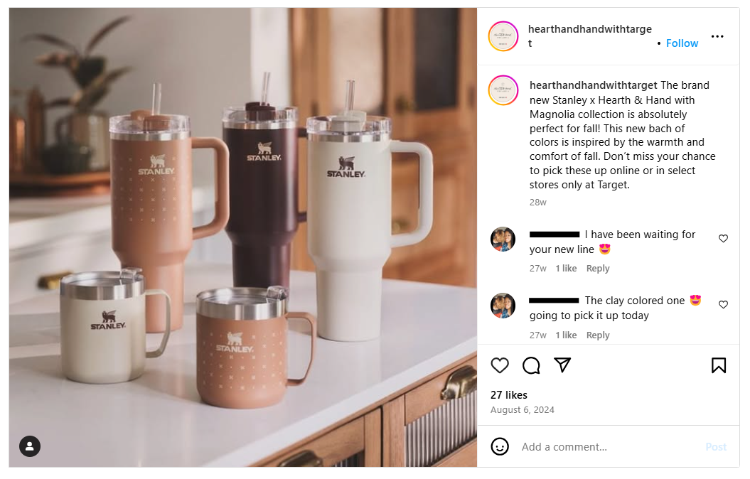 Hearth & Hand Stanley Tumblers