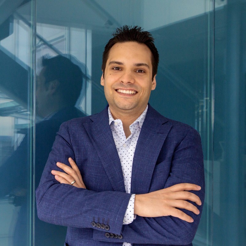 Luca Barile male headshot Gildan