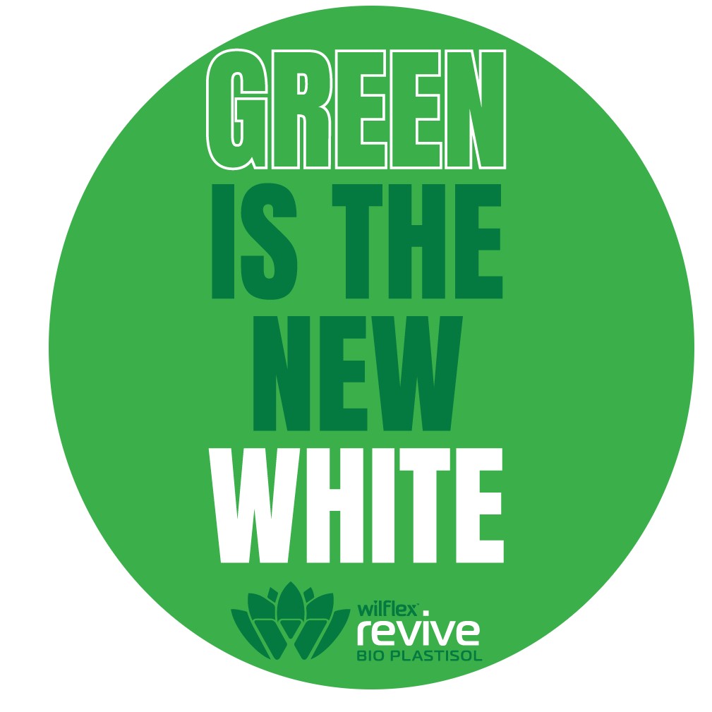 Green is the New White text on top of green background