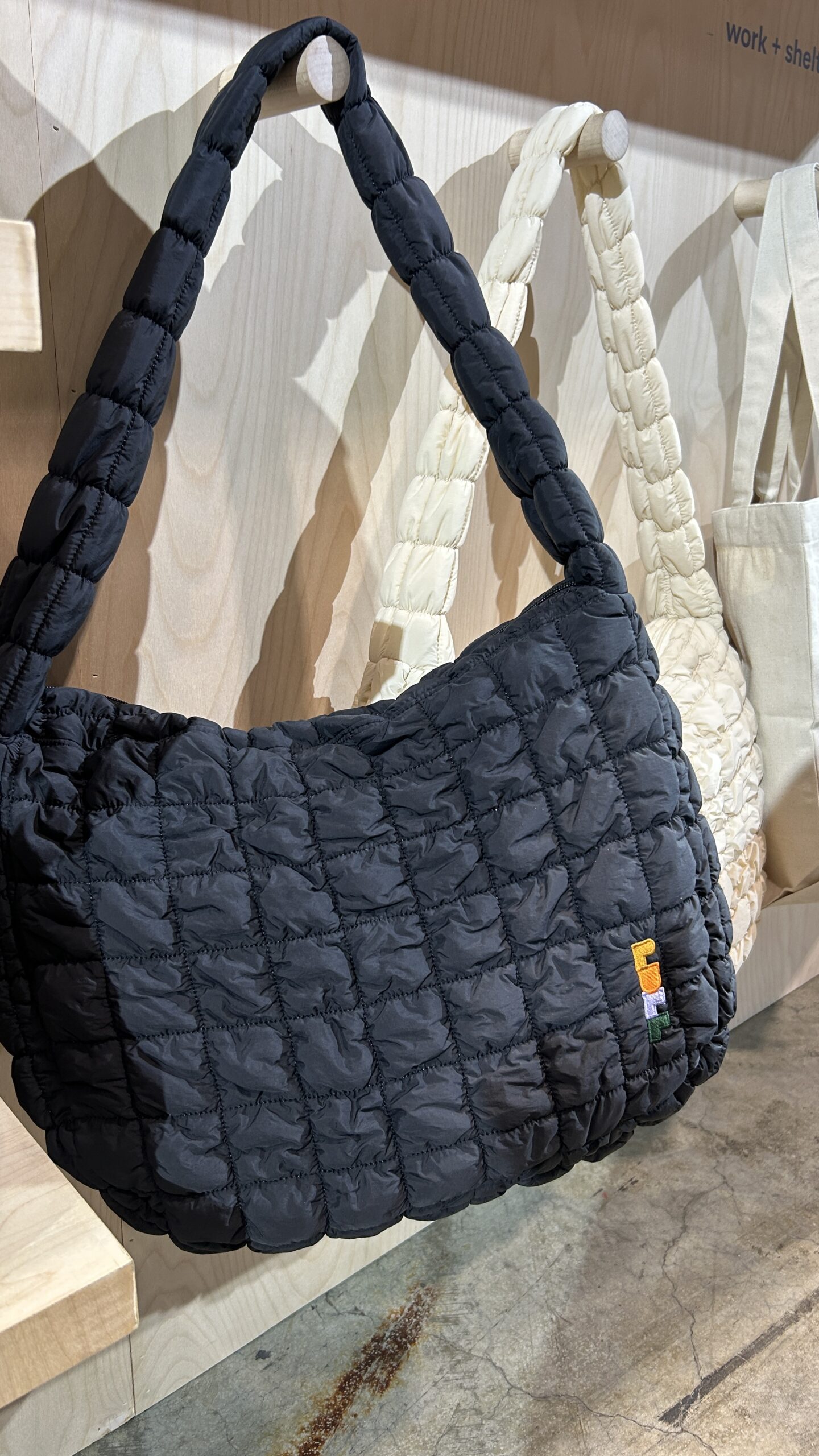 Quilted bags from Numo