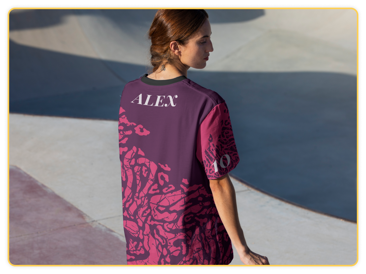 Antigro designer all-over print shirt