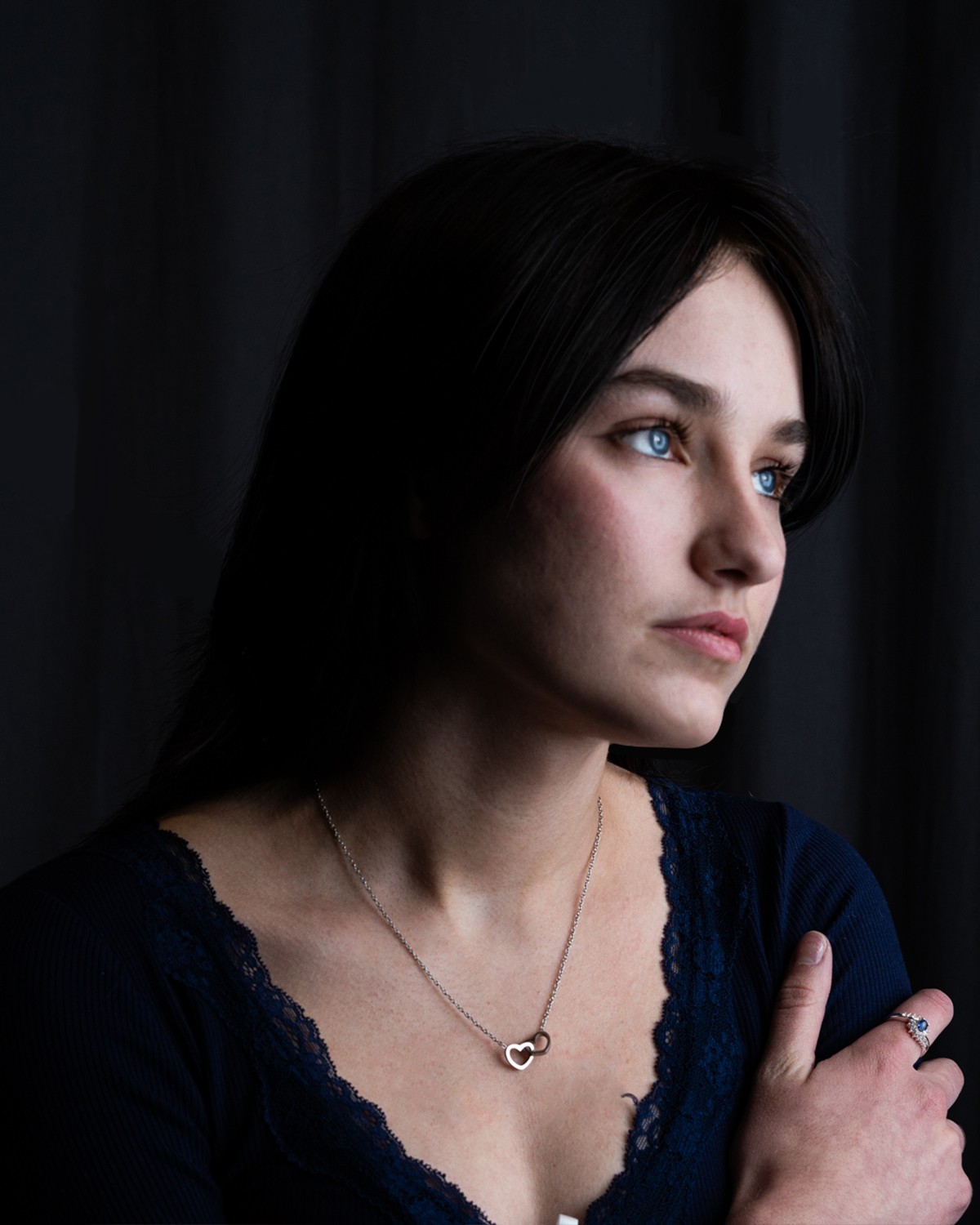 Kayleanna Zaccardi wearing a black shirt