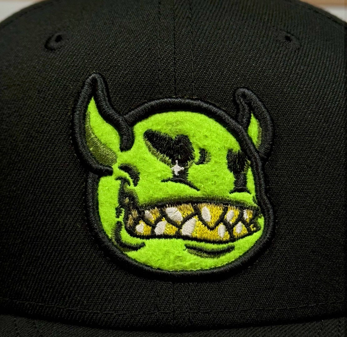 Special-effects embroidery allows for textures and dimension. Credit: AMB3R Creative