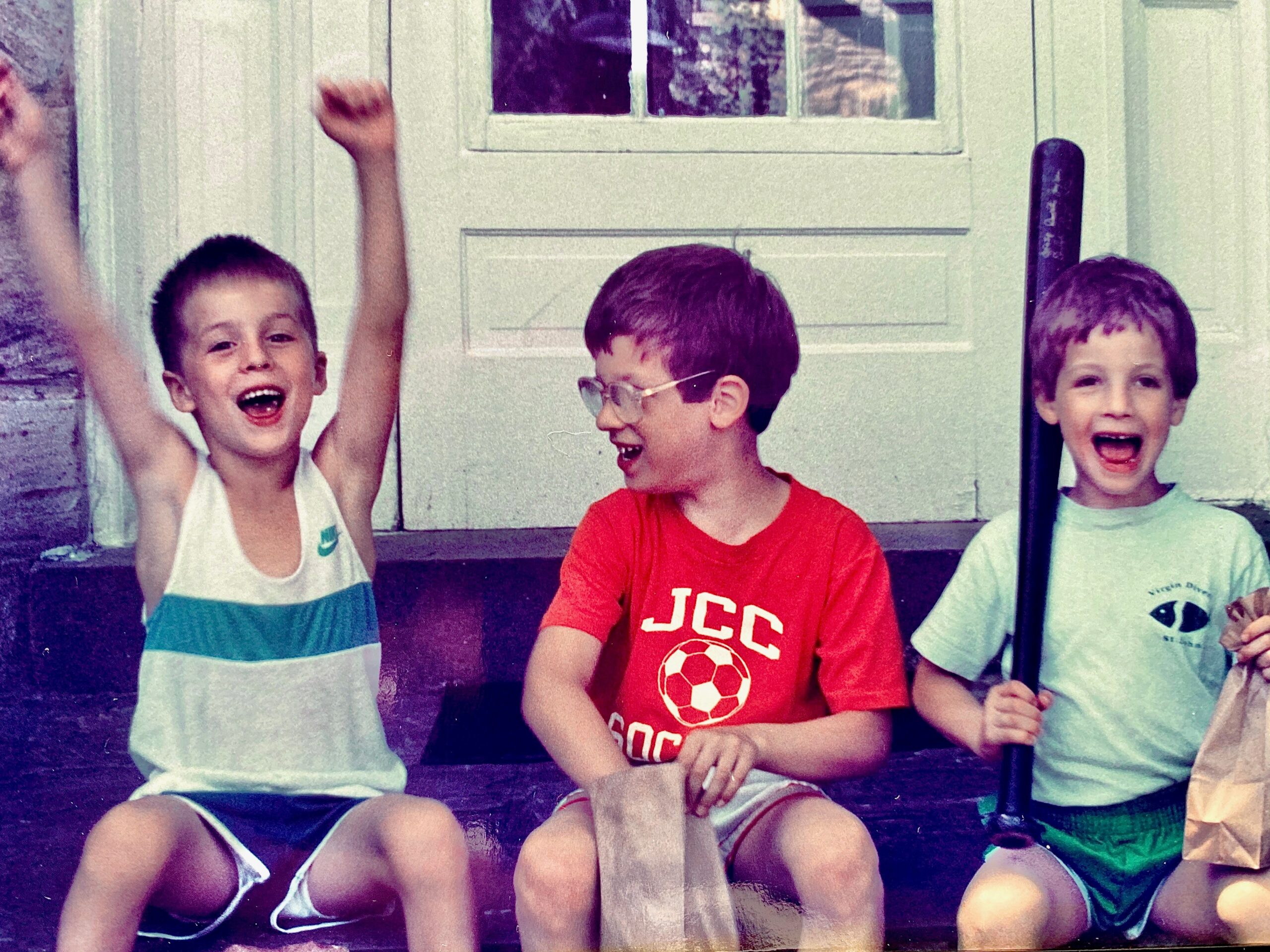 left: Vince Bartozzi as a child; middle: Darren Seifert as a child; right: Jed Seifert as a child