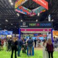 A wide angle image of the STAHLS' booth at PRINTING United Expo 2025