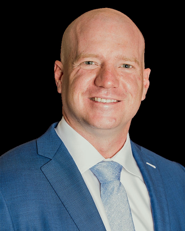 head shot of bald man