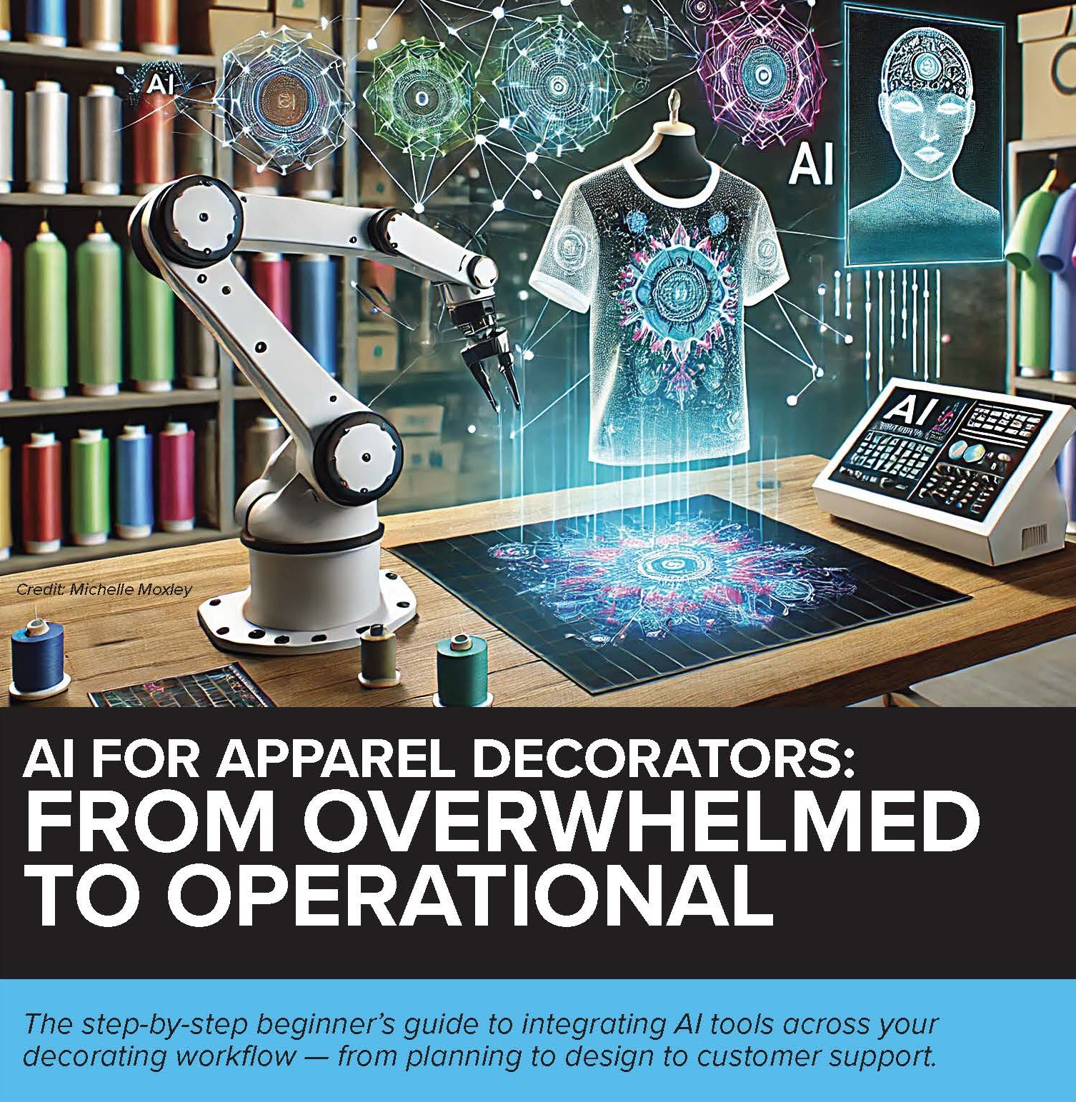 cover of AI article with robotic arm