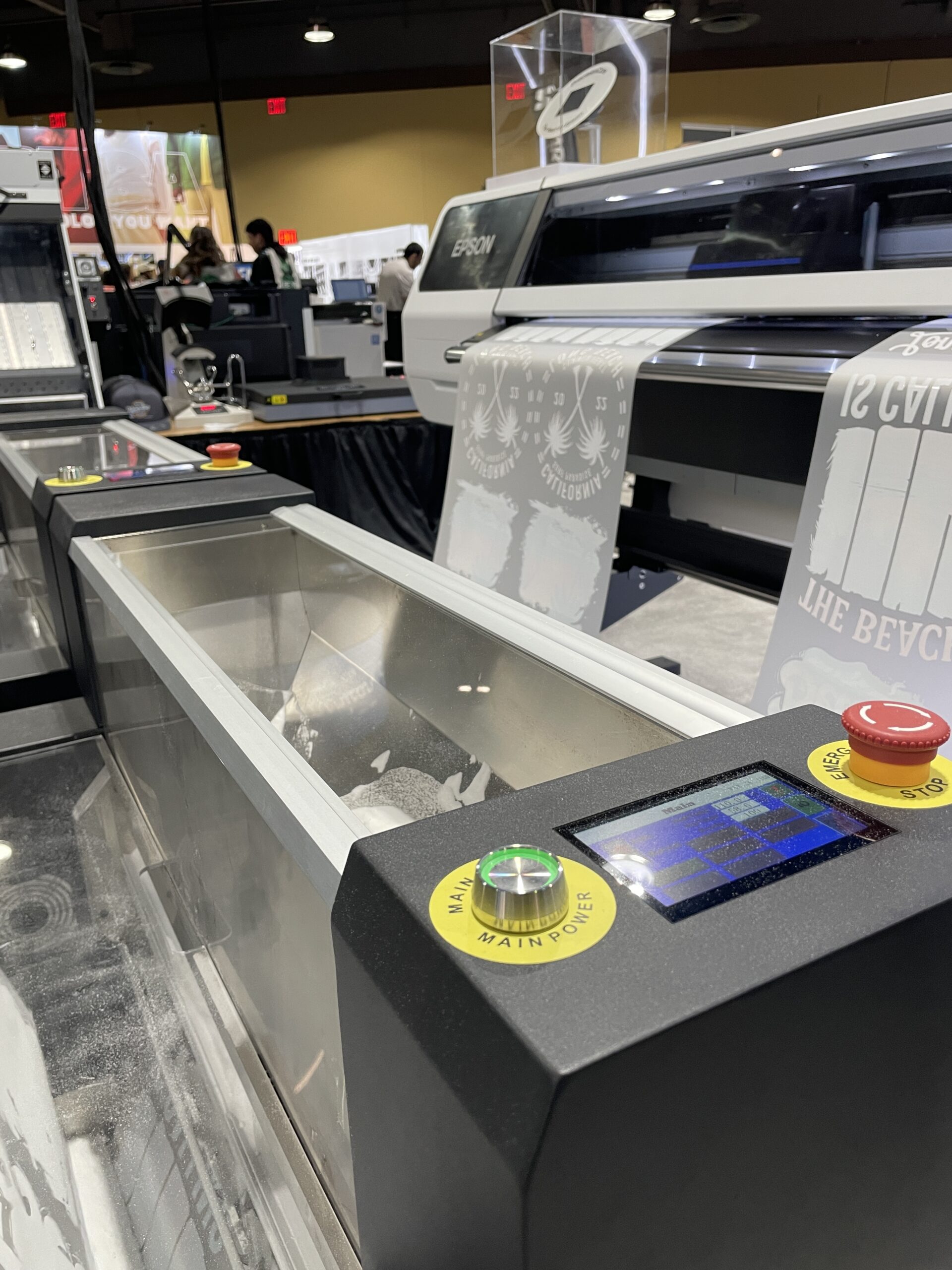 dtf printer with two rolls of transfers