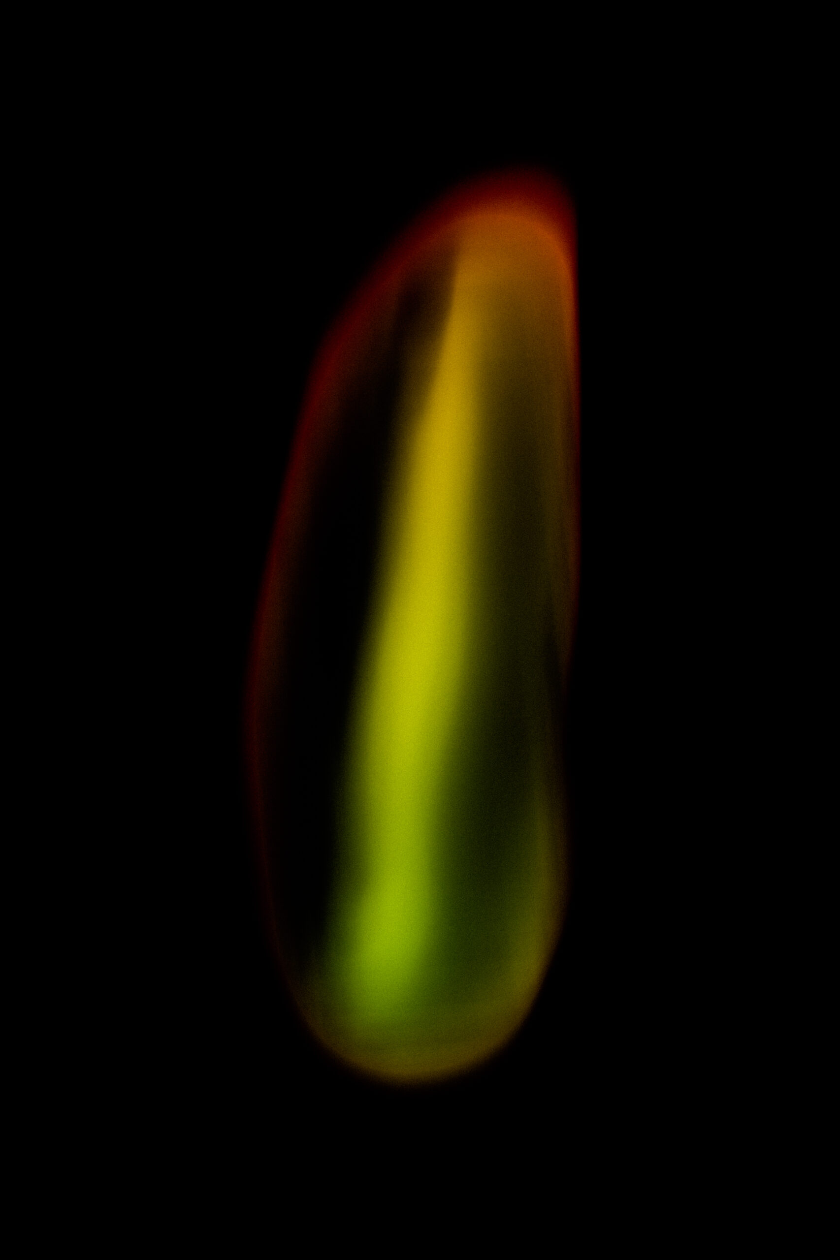 lensless photogrpahy of green yellow red light