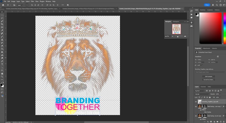screenshot of image editing software