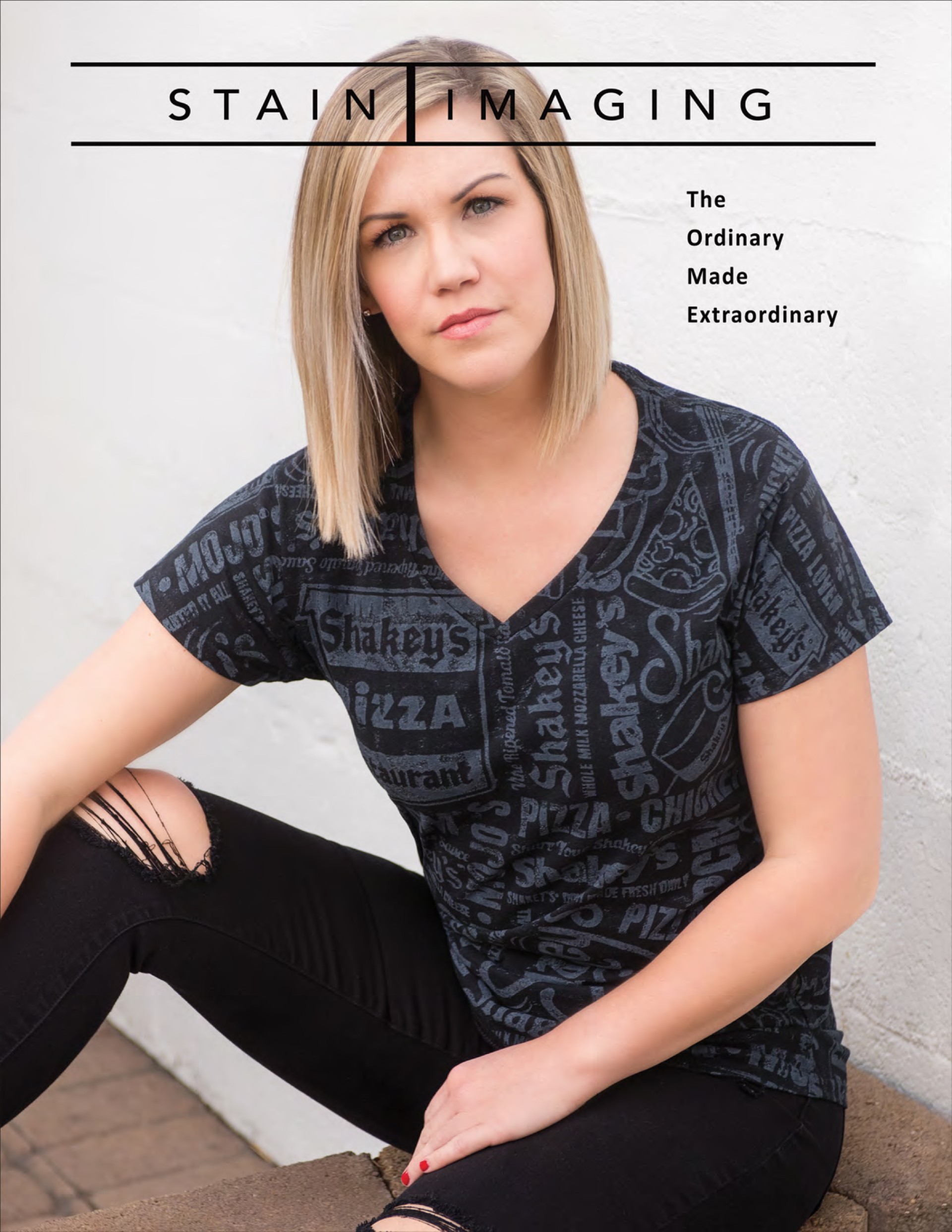 cover of catalog with female model