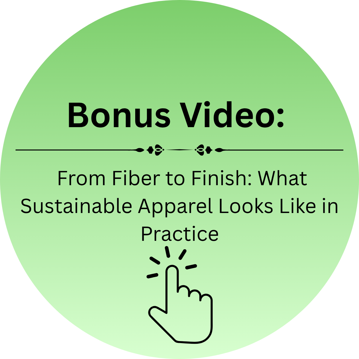 bonus video text on green background