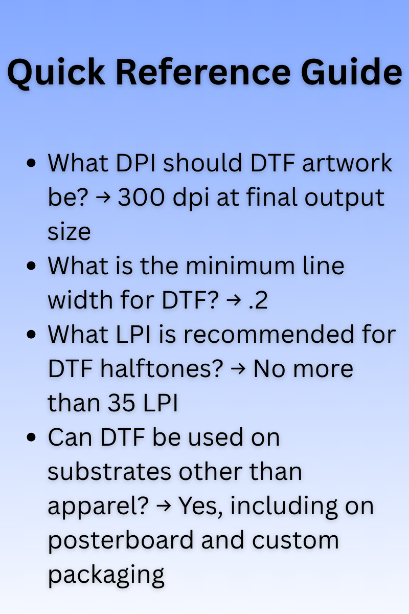 quick reference guide