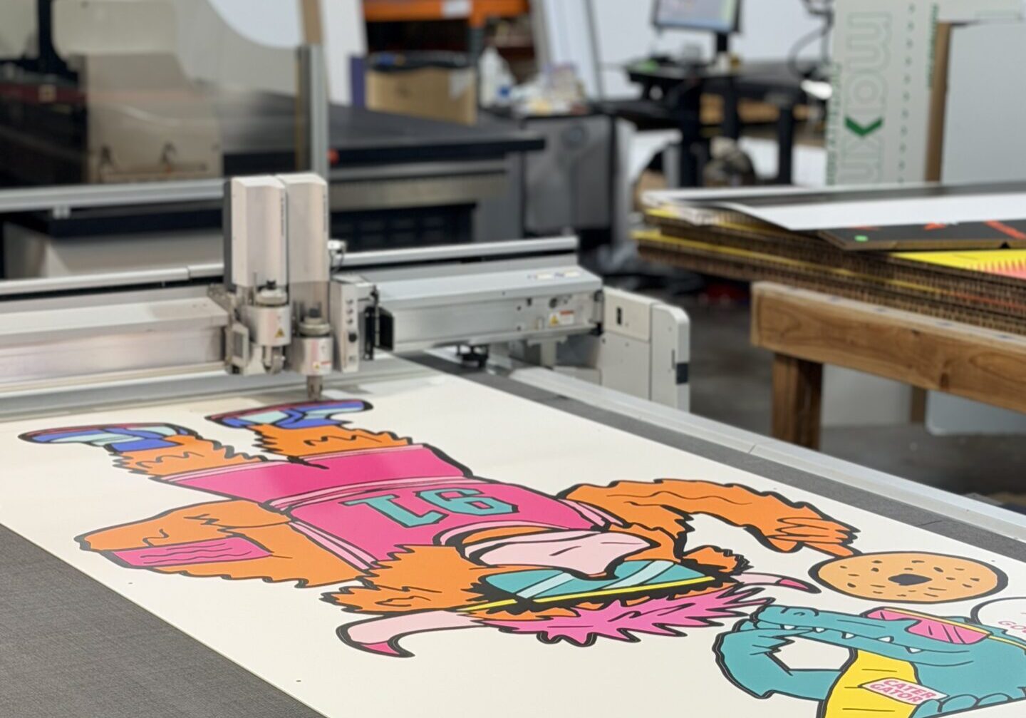 CNC router cutting signage